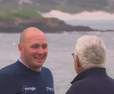 Sepp Straka takes 3 shot lead into a wet weekend at Pebble Beach