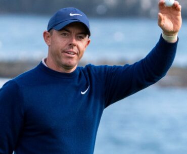 Rory McIlroy's new golf ball at Pebble Beach was a TaylorMade TP5