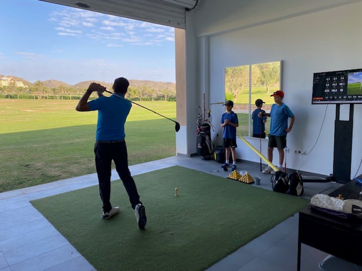 Golf lesson at La Manga’s academy (Caroline Gammell)