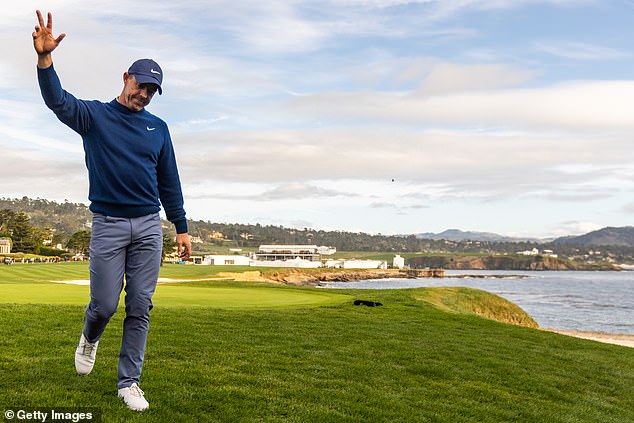 It's the first time that the Irishman has won at the historic Pebble Beach Golf Links