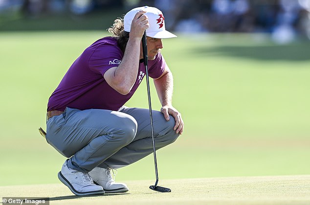 Aussie drawcard Cameron Smith had a mixed round, shooting even par across the whole day