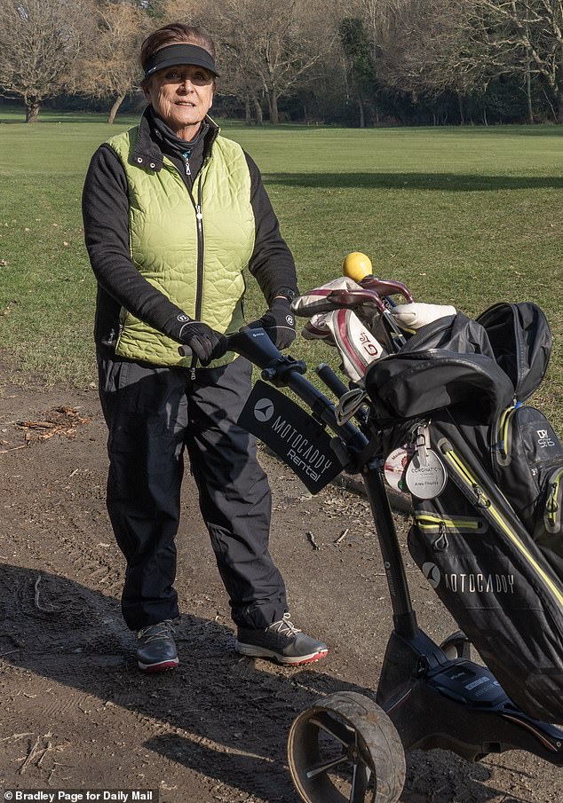 Gill Griffith (pictured), a local resident who plays golf on the course weekly, said that the club's members are 'heartbroken' by the planning application