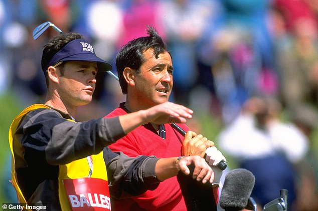 Foster (pictured left with Seve Ballesteros) stated that if McIlroy can continue his form at the end of last season into 2025 he can go on to clinch success