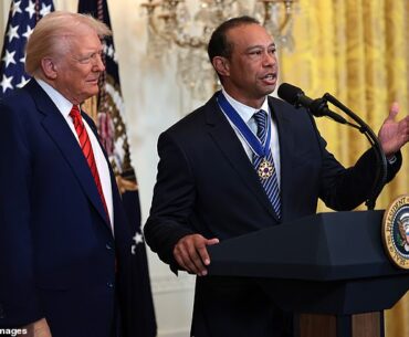 Details of a meeting with President Trump and Tiger Woods on golf's future have been revealed