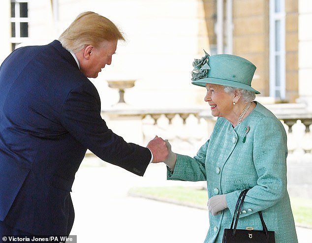Last year a biography of the late monarch said she found Trump 'very rude'.