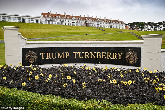 The US president wants the famous Open Championship to be held at his Scotland golf course
