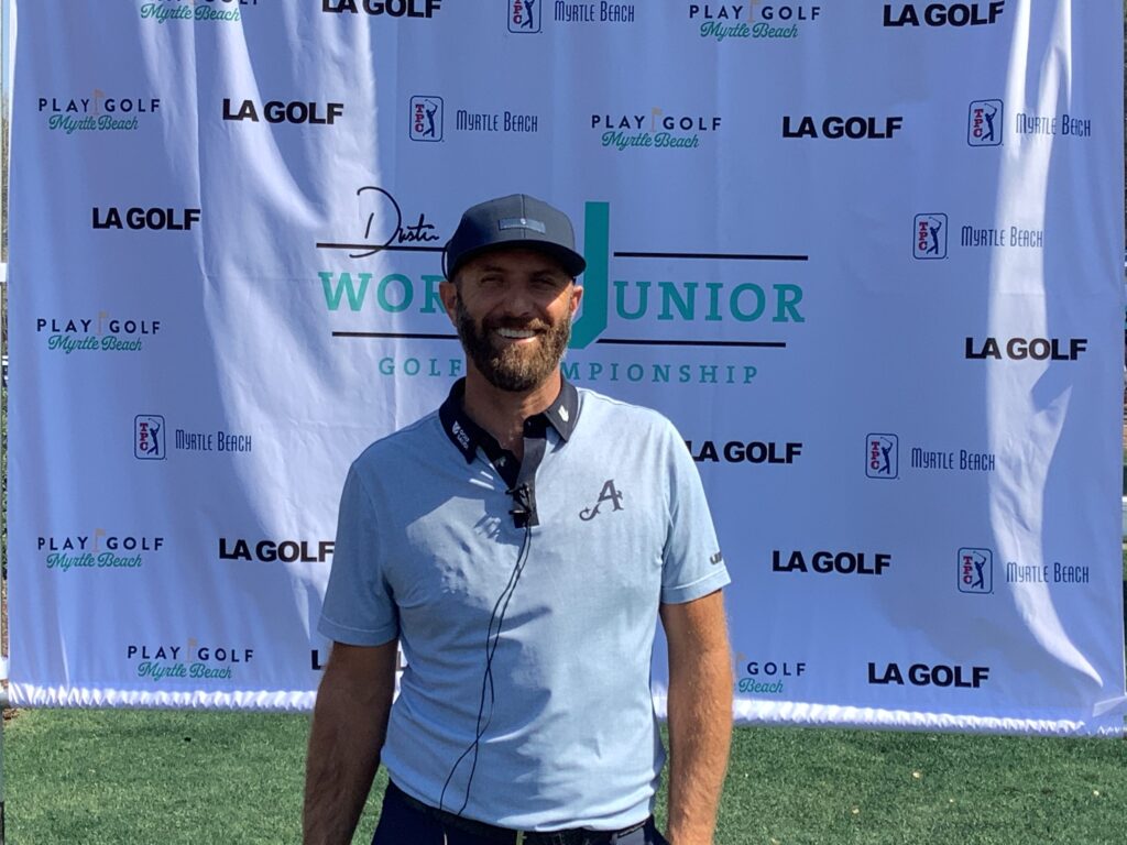 Dustin Johnson enjoying life on LIV Golf, ecstatic about the success of his Myrtle Beach junior event