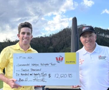 Whangamatā charity golf day sets record with $27,000 raised for local causes