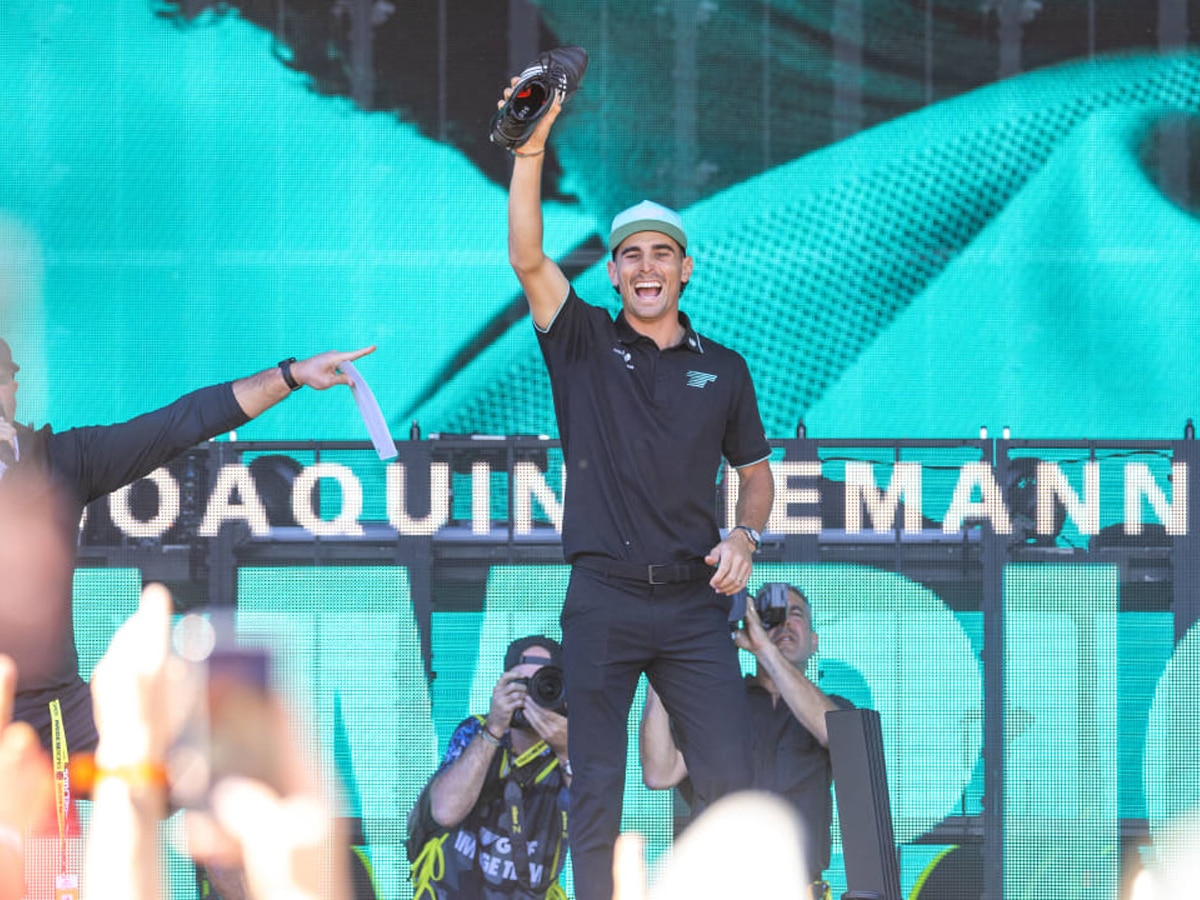 Chilean golfer Joaquin Niemann after winning LIV Golf Adelaide 2025 | Image: LIV Golf