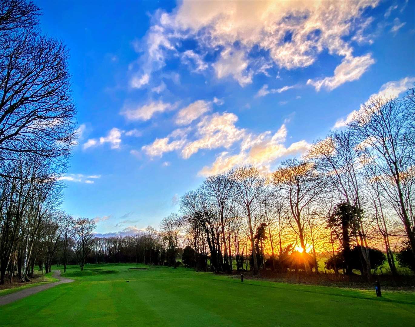 The 2nd hole at Bury. Picture: Sam Holland