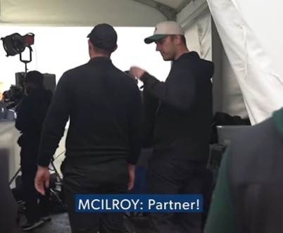 McIlroy was in an upbeat mood after the third round