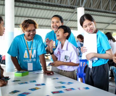 BMW Golf Cup World Final supports UNICEF educational programmes with “Eagles for Education”.