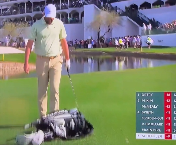 It was a rare show of frustration from the world number one