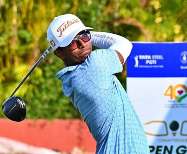 Shaurya Binu on top in the Chhattisgarh Open golf