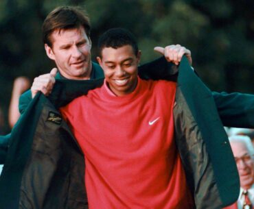The clubs Tiger Woods used for his 1997 Masters win that shook the world