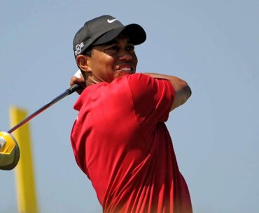 What clubs did Tiger Woods use to win the 2008 US Open at Torrey Pines?