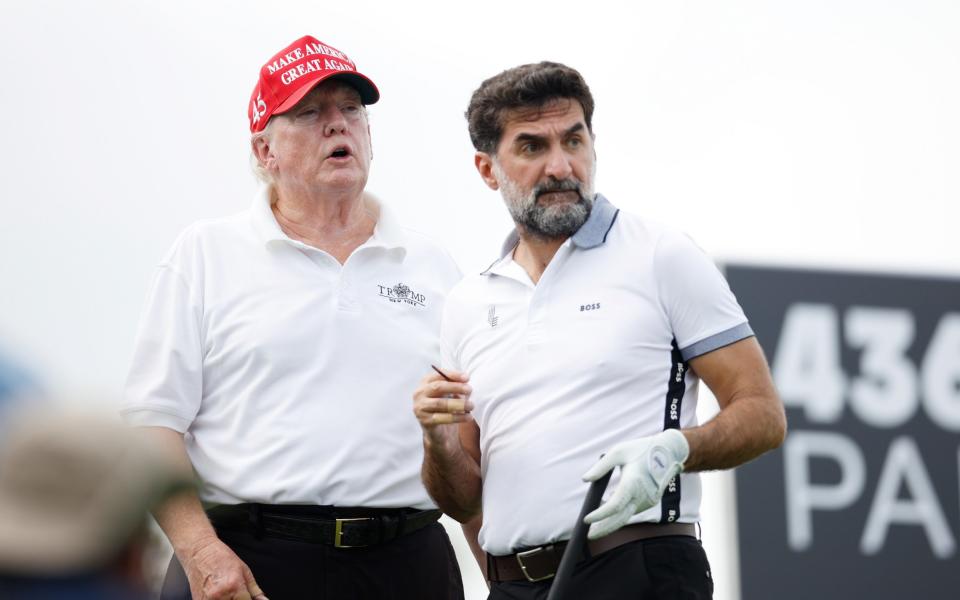 Donald Trump is known to be close with LIV chairman Yasir al-Rumayyan