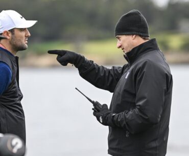 Scottie Scheffler's beach adventure ends with a 'lucky' par at Pebble