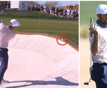 PGA Tour Phoenix Open Round 1 scores, leaderboard, Scottie Scheffler shanks bunker shot, Wyndham Clark leads, highlights, Australians