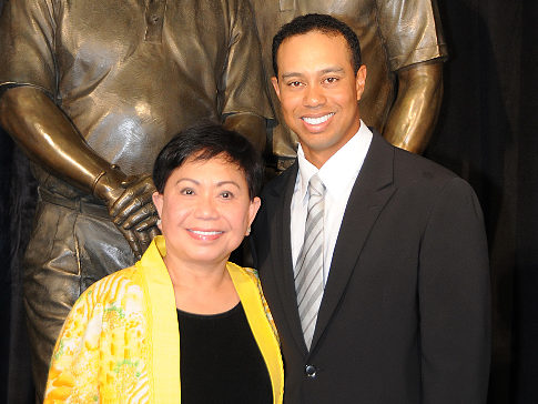 Woods said his personal achievements would not have been possible without his mum