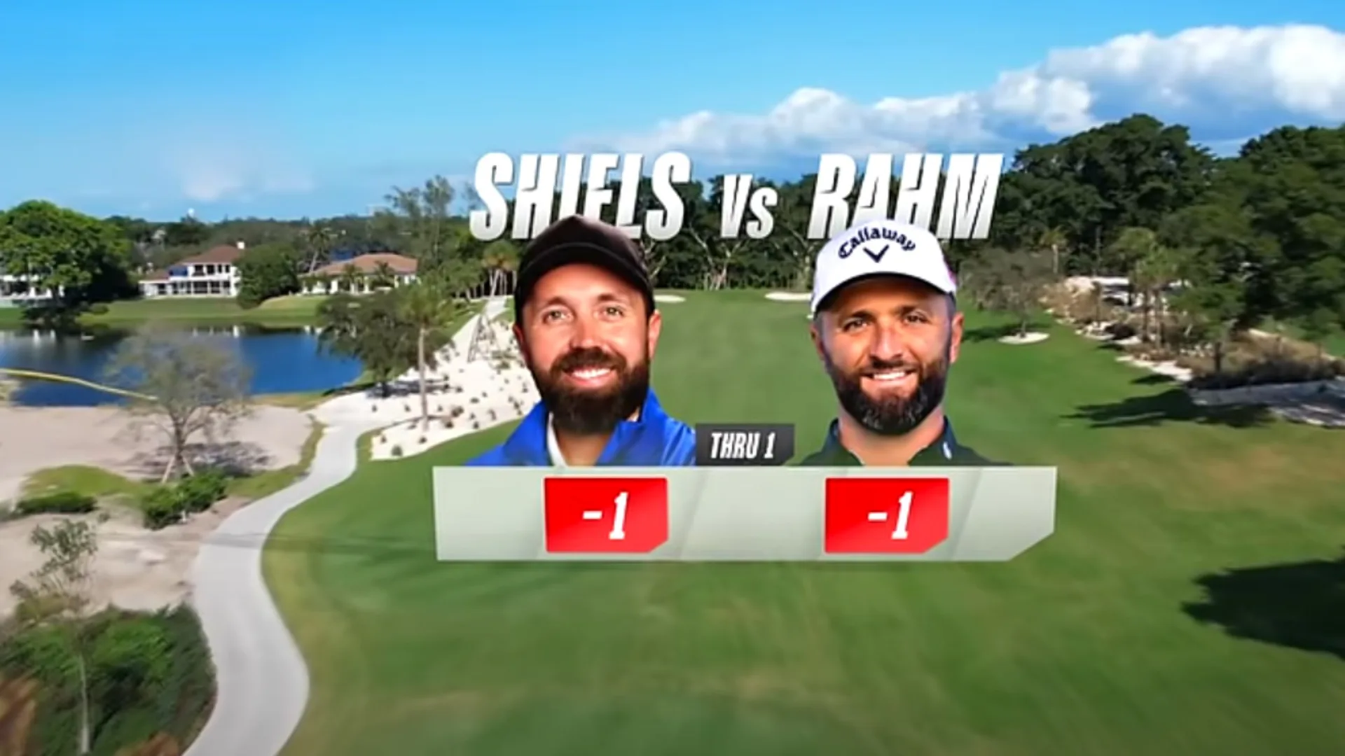 Rick Shiels takes on Rahm & Koepka in LIV Golf YouTube match JCB logo