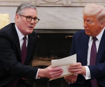 Thrilled Donald Trump honoured with second state visit as King's signed note sparks White House love-in with Starmer