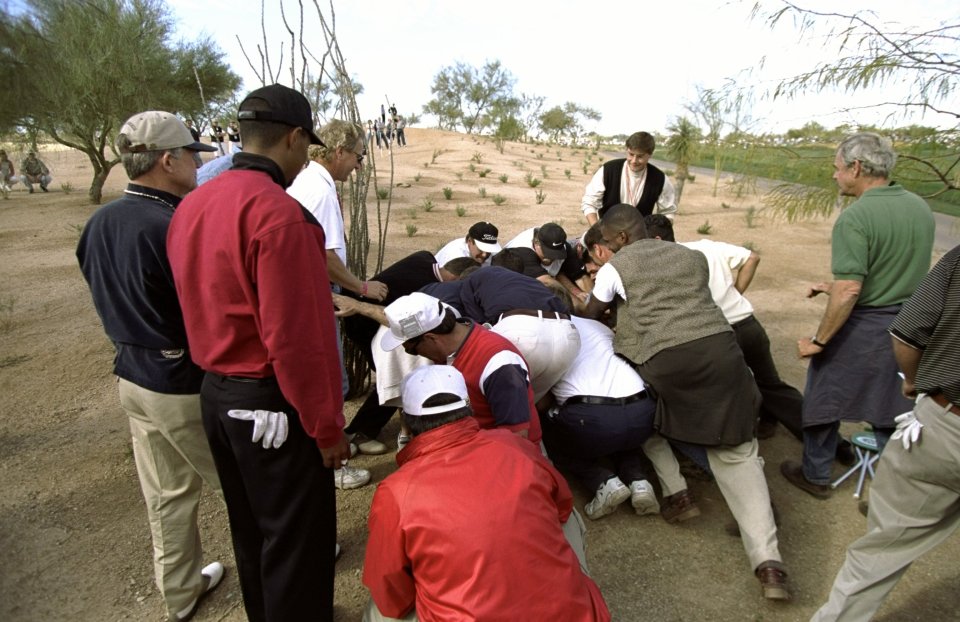 Only in golf would something like this happen