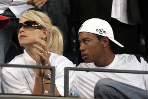Elin Nordegren, Tiger Woods in attendance for US Open 2006 Men''s Finals, USTA National Tennis Center, Flushing Meadows, NY, September 10, 2006. Photo by: Rob Rich/Everett Collection
