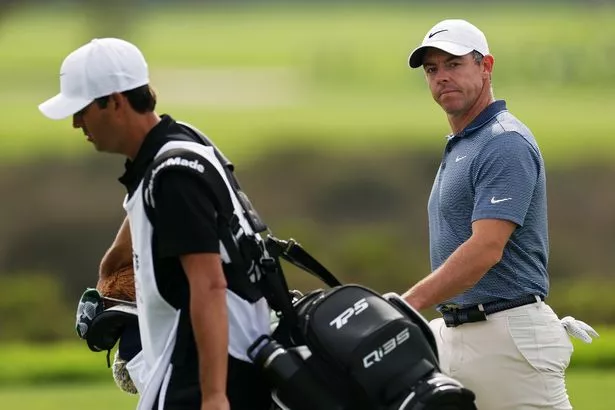 Caddie Harry Diamond and Rory McIlroy