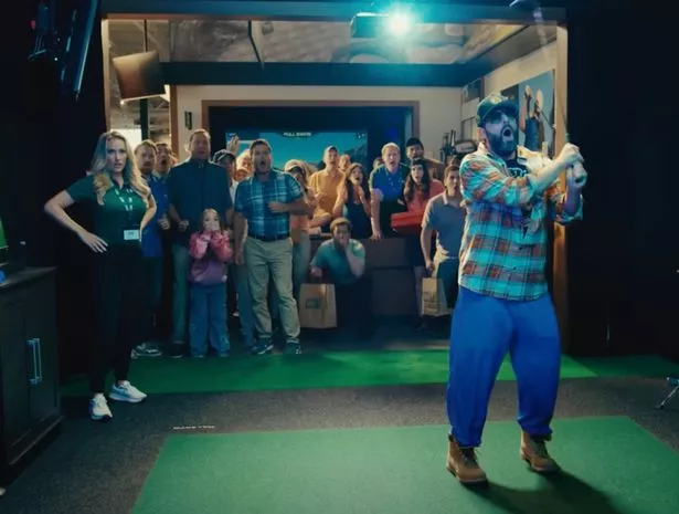 Eagle-eyed fans spotted Paige Spiranac (left) in the trailer for Happy Gilmore 2