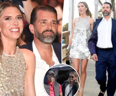 Donald Trump Jr. and Bettina Anderson attend gala after his ex Vanessa's romance with Tiger Woods goes public
