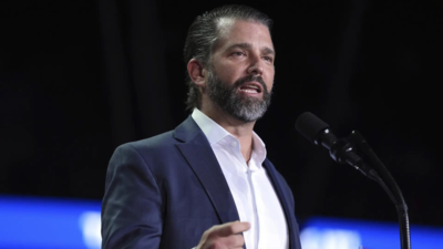 Donald Trump Jr's massive announcement after Tiger Woods confirms dating his ex-wife