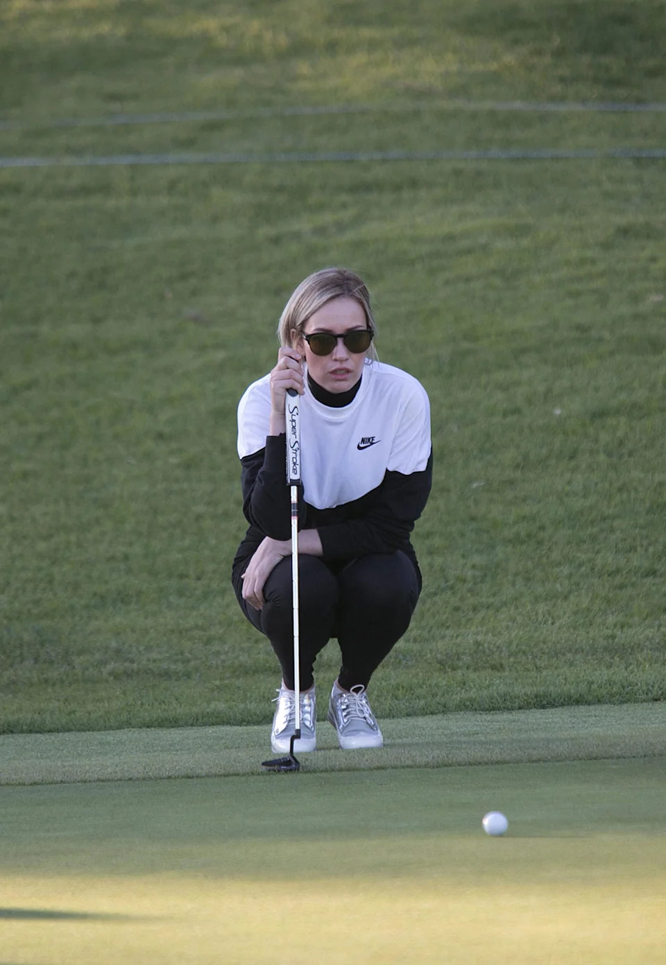Paige Spiranac at the golf Inaugural Celebrity Cup
