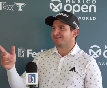 2025 Mexico Open at VidantaWorld Alejandro Tosti Thursday Flash Interview