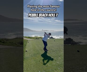 He won closest to the pin in the tournament 😍 Go babe! #shorts #pebblebeach #golf #golfswing