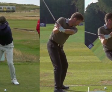 Robert Rock's Golf Swing in Slow Motion - Vertical View