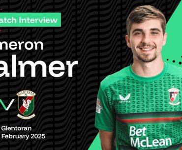 Pre-Match interview | Bangor vs Glentoran - Cameron Palmer