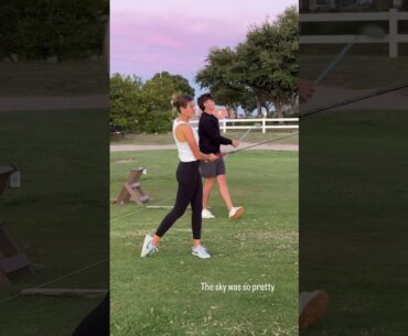 Kai Madison Trump plays golf