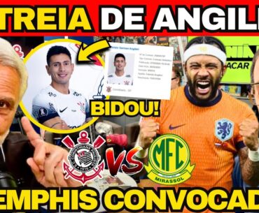 🚨 ANGILERI COM ESTREIA MARCADA! CONVOCAÇÃO DE MEMPHIS! NOTÍCIAS DO CORINTHIANS 🚨