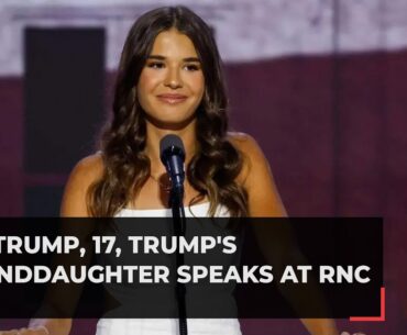 Kai Trump: Trump's granddaughter makes her debut campaign at RNC, says 'heartbreaking when he was…'
