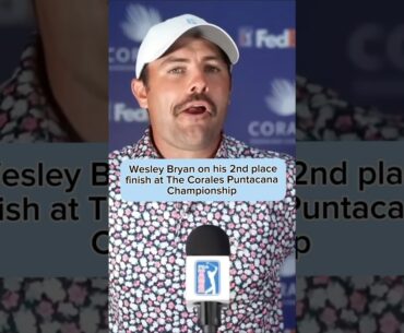 Wesley Bryan after his best finish on the PGA Tour since 2017 #golfshorts #golfswing #pga #golfer