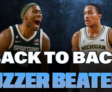 Michigan & Michigan St. win games at the buzzer; St. John's about to secure outright Big East crown