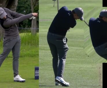 Matt Fitzpatrick's Golf Swing in Slow Motion - Vertical View