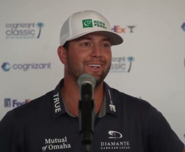 Taylor Montgomery Discusses 2025 Cognizant Classic | PGA Tour Saturday Flash Interview