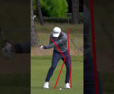 Watch Reverse "K" Golf Swing Slow Motion Iron  #golfswinganalysis