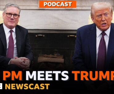 What happened when President Trump met the UK PM Starmer? | BBC Newscast