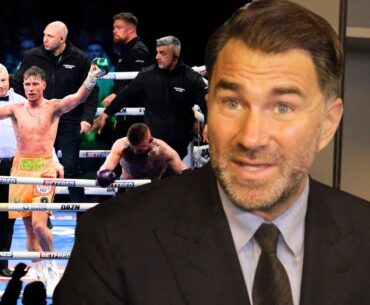 EDDIE HEARN INSTANT REACTION TO PADDY DONOVAN CONTROVERSIAL DQ LOSS TO LEWIS CROCKER