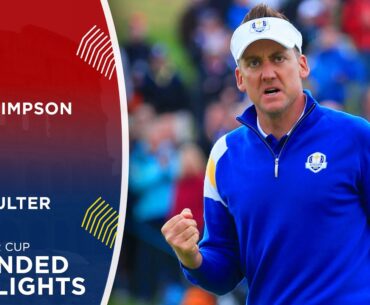 Ian Poulter vs Webb Simpson | Extended Highlights | 2014 Ryder Cup