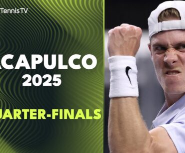 Shapovalov Faces Giron; Goffin & Nakashima Clash | Acapulco 2025 Quarter-Final Highlights