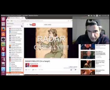 Terry Davis watches a Radar O’Riley video